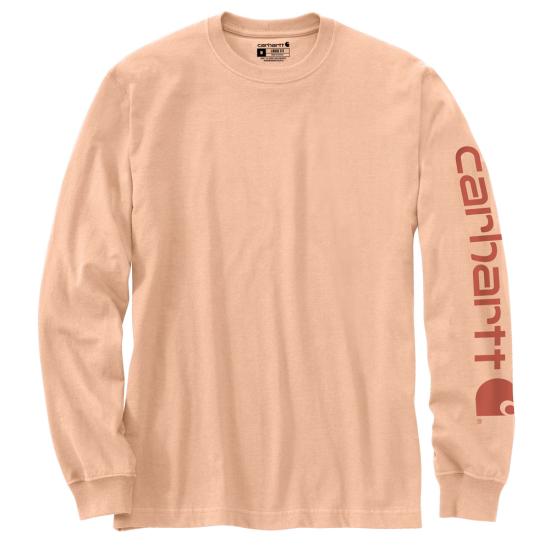 Carhartt Men's Workwear Long-Sleeve Graphic Logo T-Shirt