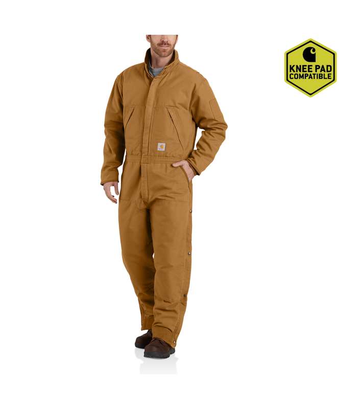 Carhartt Men's Loose Fit Washed Duck Insulated Coverall