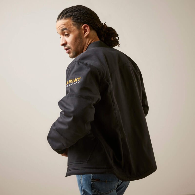 Ariat Men's Rebar Stretch Canvas Bomber Jacket