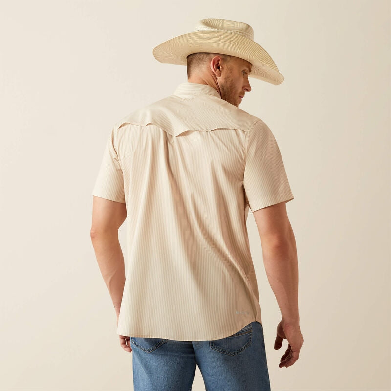 Ariat Men's VentTEK Western Fitted Short Sleeve Shirt