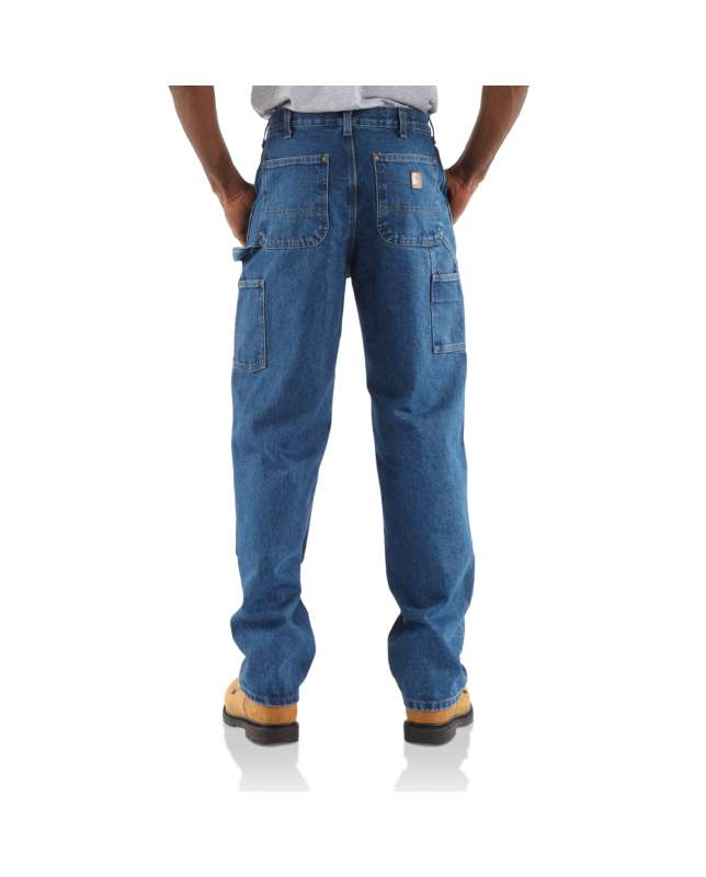 Carhartt Men's Loose Fit Heavyweight Denim Double-Front Utility Logger Jean