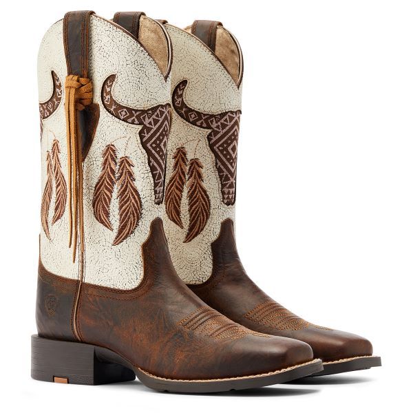 Ariat Women's Round Up Southwest Stretchfit Western Boot