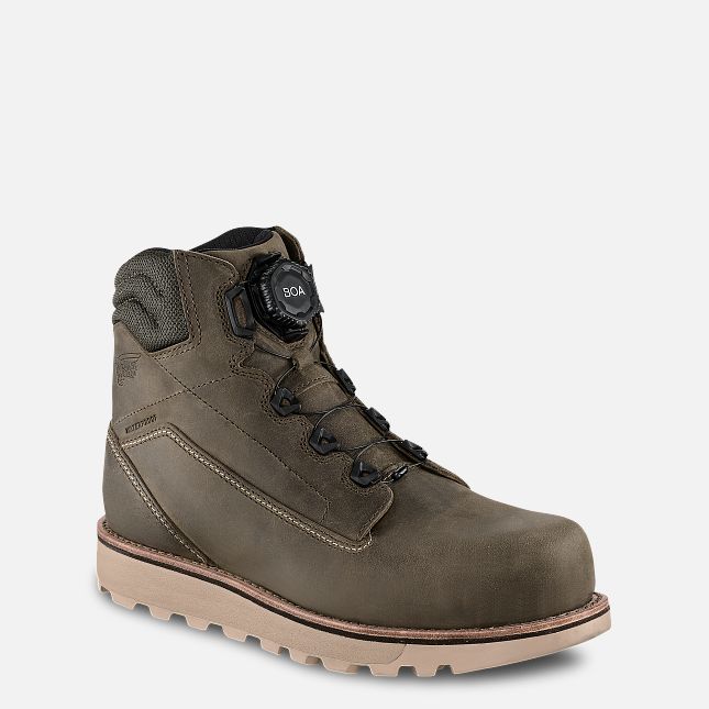 Red Wing Men's Boa Traction Tred Lite 6" Safety Toe Work Boot