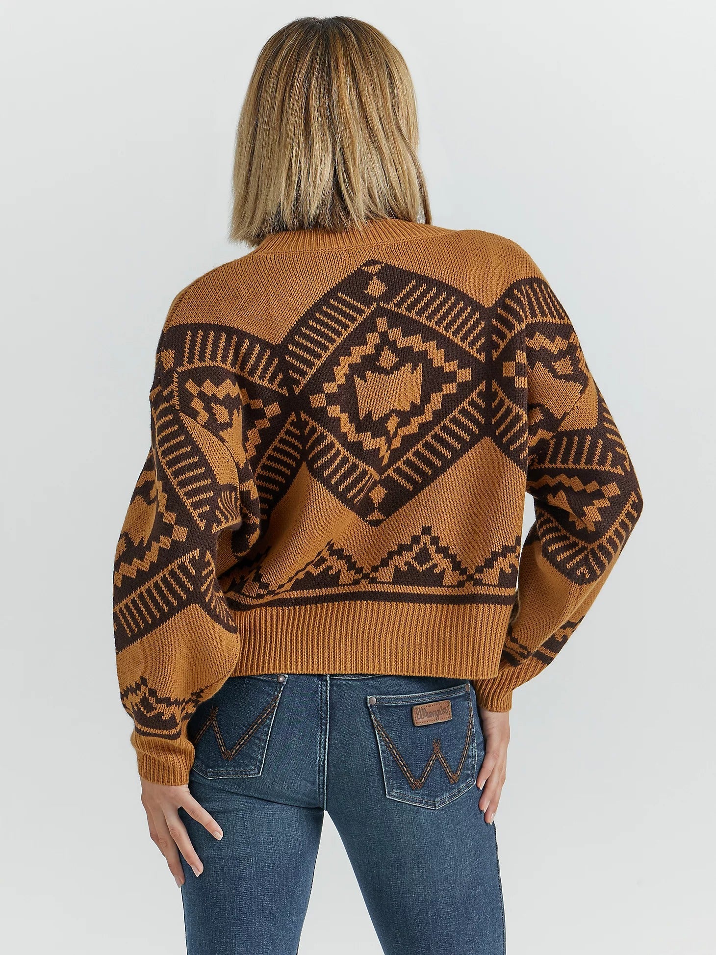 Wrangler Women's Southwestern Pullover Sweater