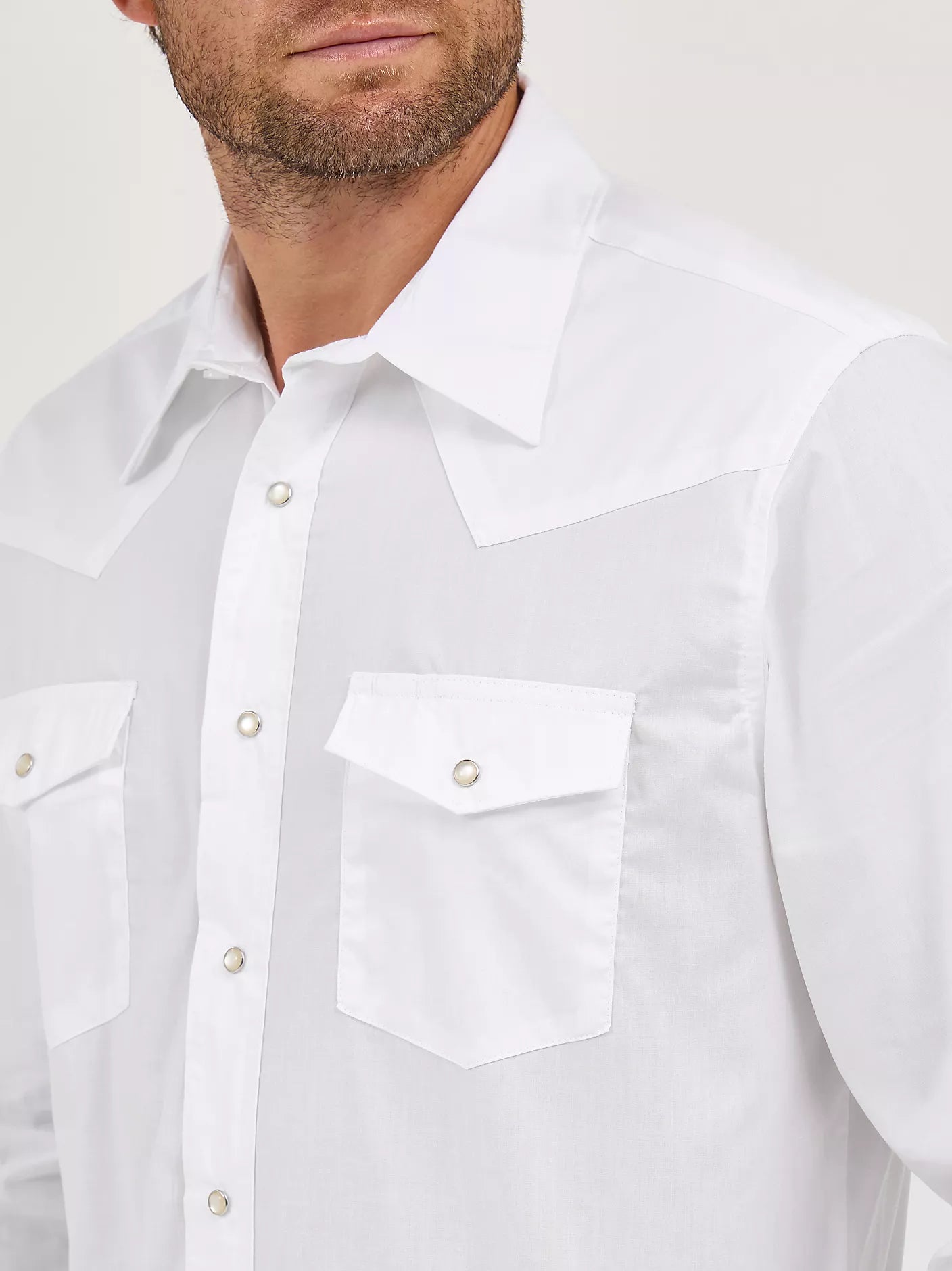 Wrangler Men's Long Sleeve Western Snap Shirt BIG & TALL