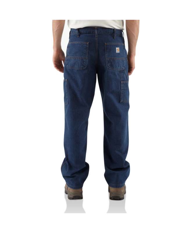 Carhartt Mens Flame-Resistant Denim Dungaree