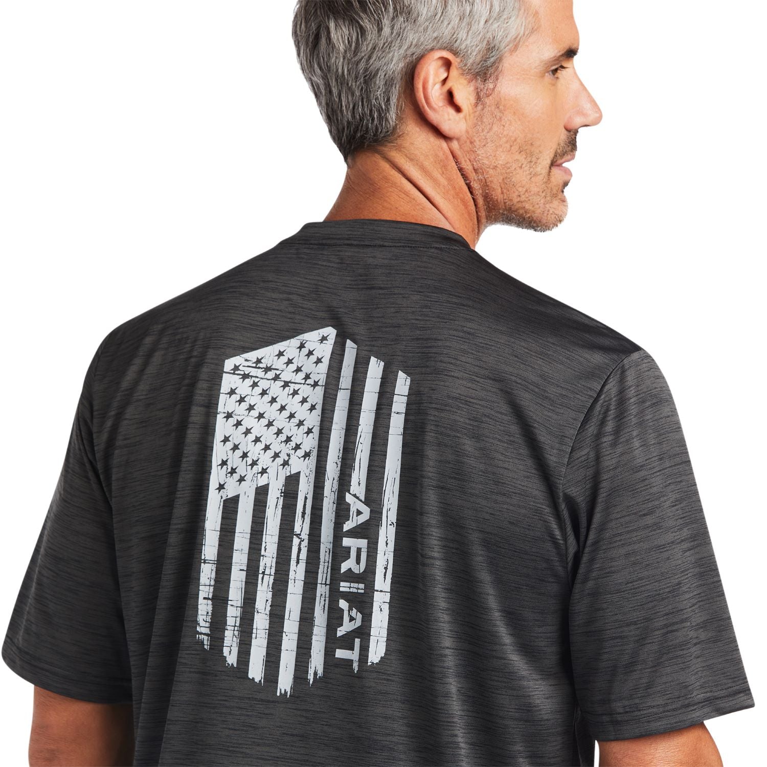 Ariat Men's Charger Vertical Flag T-Shirt