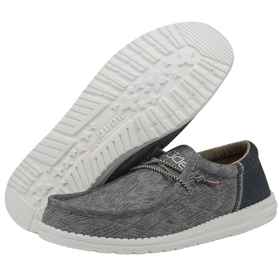Hey Dude Men's Wally Funk Blue Waves