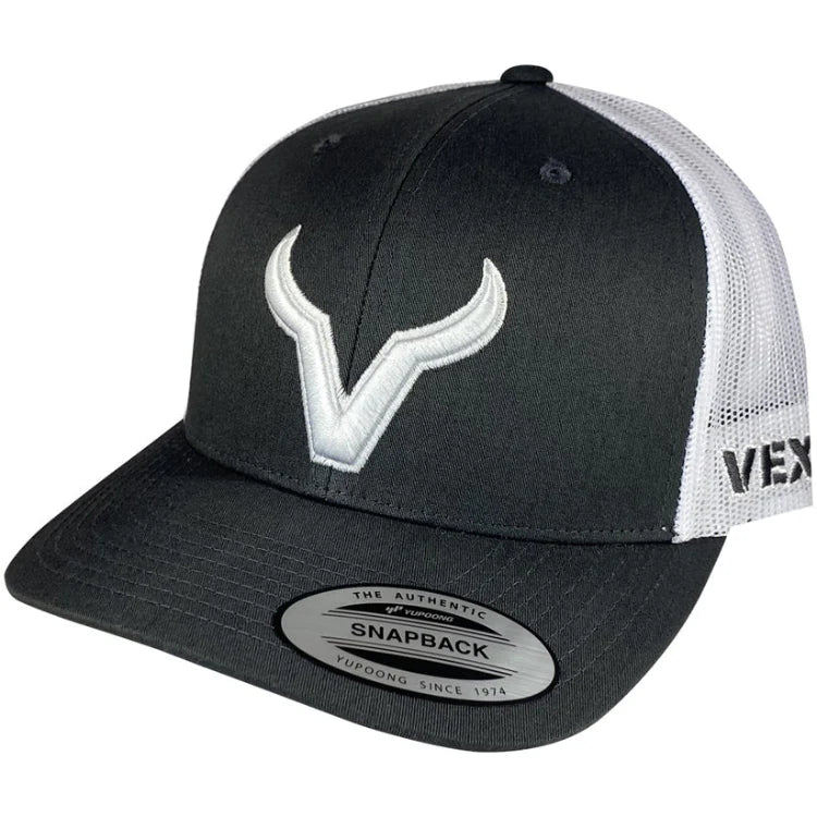 Vexil White Icon Charcoal/White Mesh Snapback