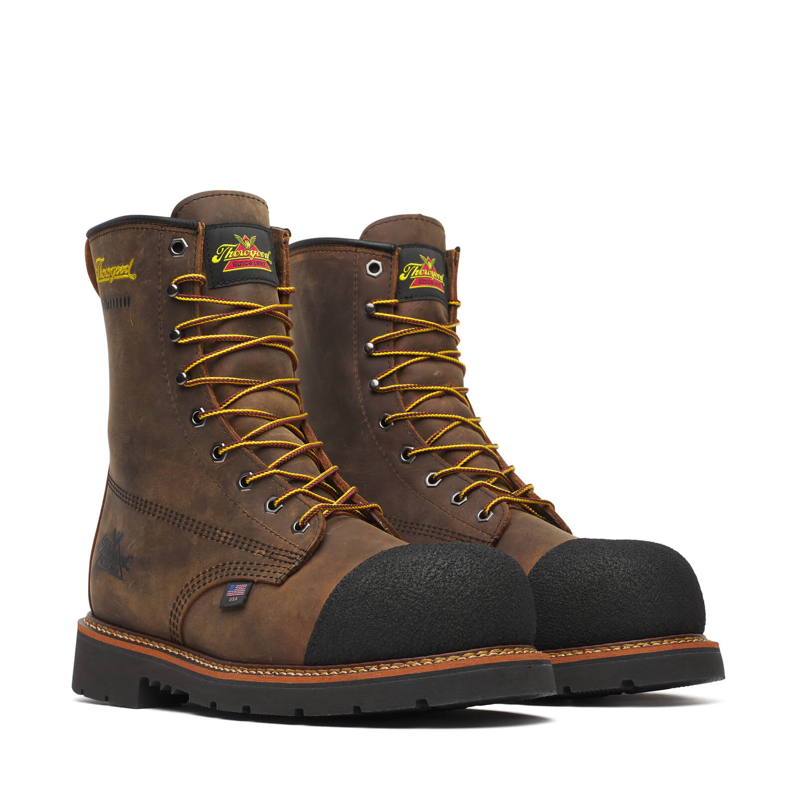 Thorogood Men's Hammerhead – 8" Crazy Horse Nano Toe