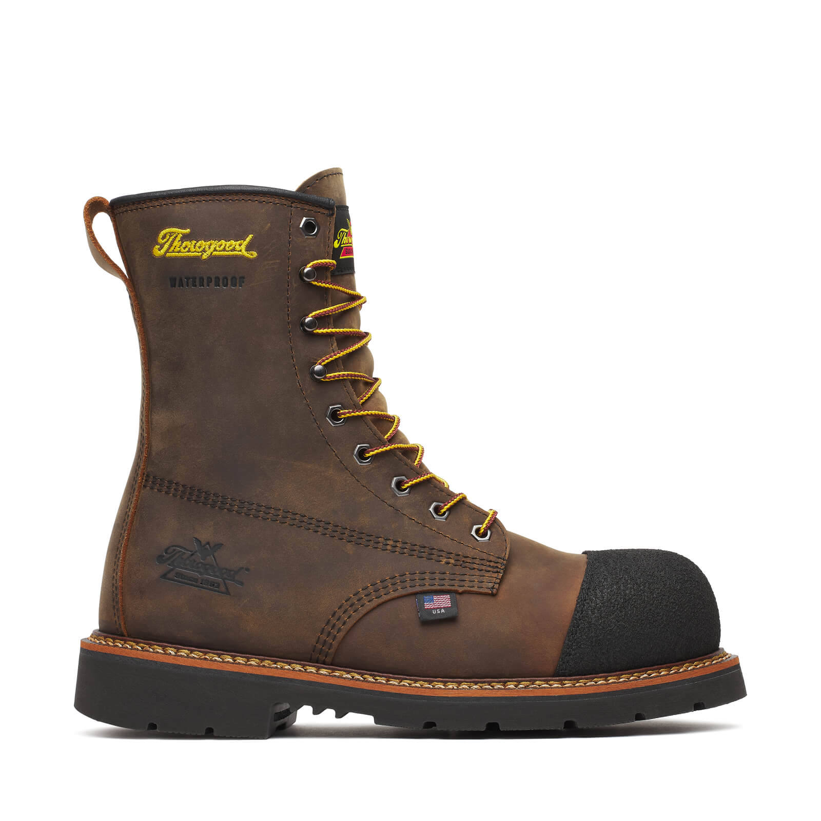 Thorogood Men's Hammerhead – 8" Crazy Horse Nano Toe