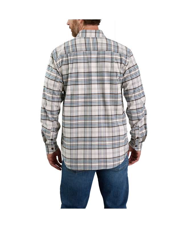 Carhartt Men's Rugged Flex Midweight Flannel Long-Sleeve Plaid Shirt