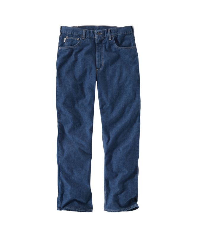 Men's Carhartt Flame-Resistant Signature Denim Jean - Relaxed Fit