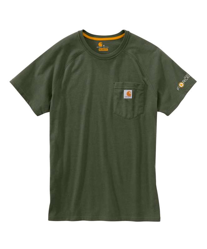 CARHARTT MEN'S FORCE COTTON DELMONT SHORT-SLEEVE T-SHIRT