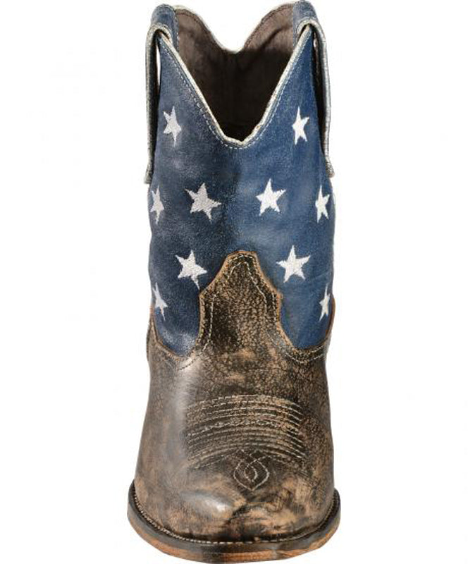 Roper Women’s American Beauty Flag Ankle Boots