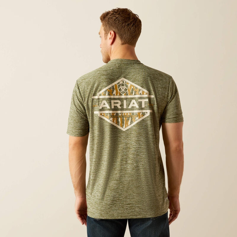 Ariat Men's Tree Bark Camo Charger T-Shirt
