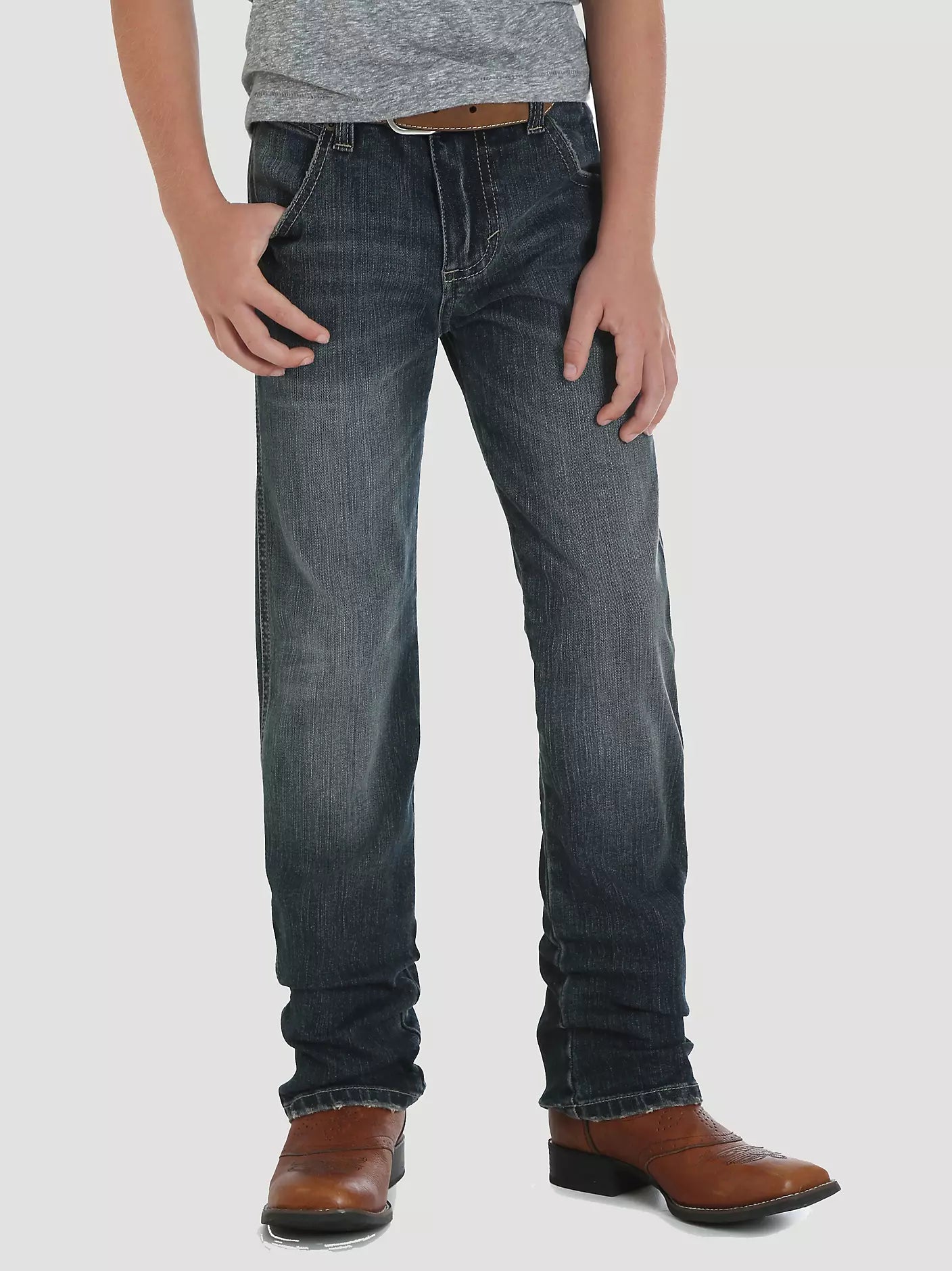 Wrangler Boy's Retro Slim Straight Jean