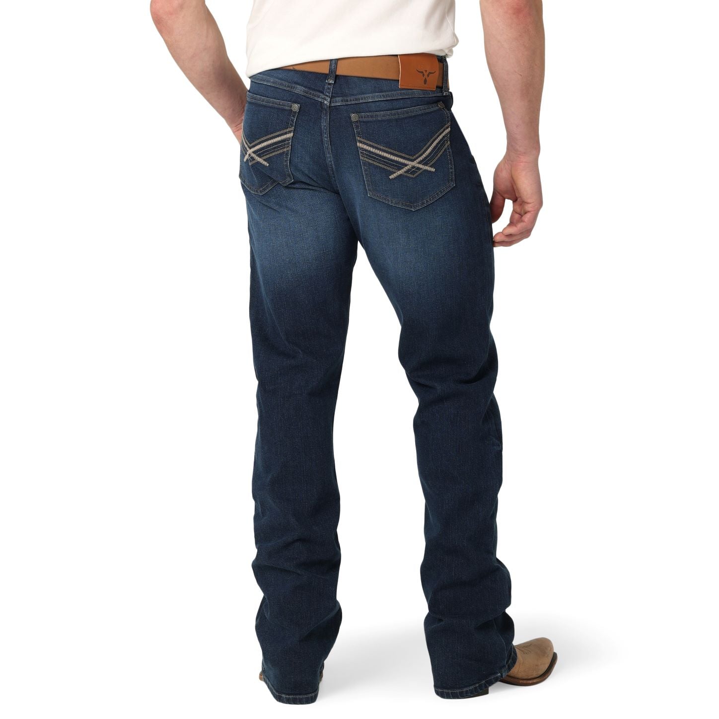 Wrangler Men's 20X Vintage Dark Wash Boot Cut Jean