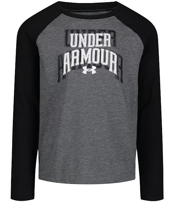 Under Armour Toddlers Varsity Wordmark Raglan Long Sleeve