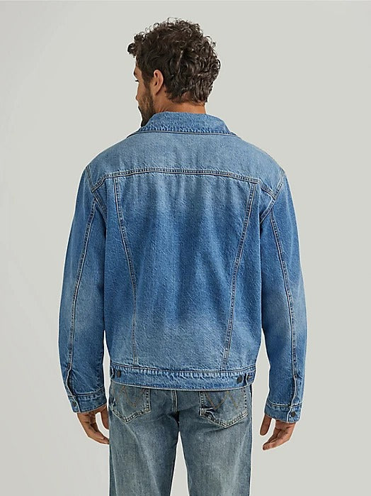 Wrangler Men's Retro Sherpa Lined Western Denim Jacket
