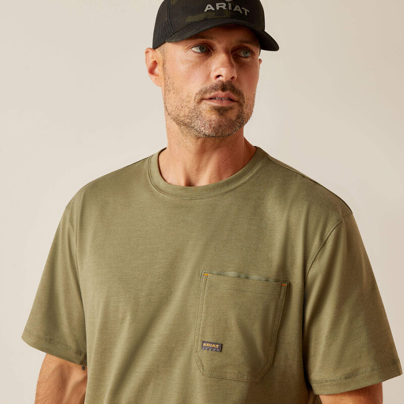 Ariat Men's Rebar Workman American Scream Short Sleeve T-Shirt