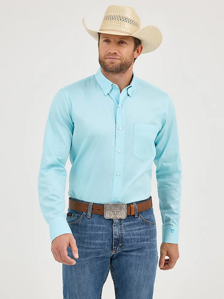 Wrangler Men's Cody Johnson One Pocket Button Down Shirt