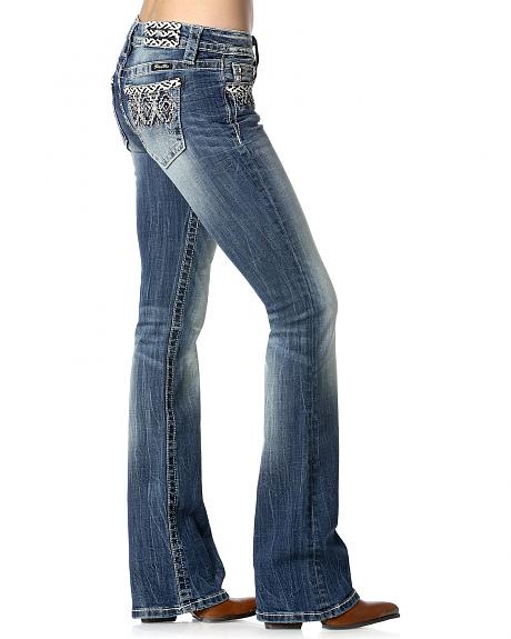 Women's Rebel Soul Mid-Rise Boot Cut Jeans