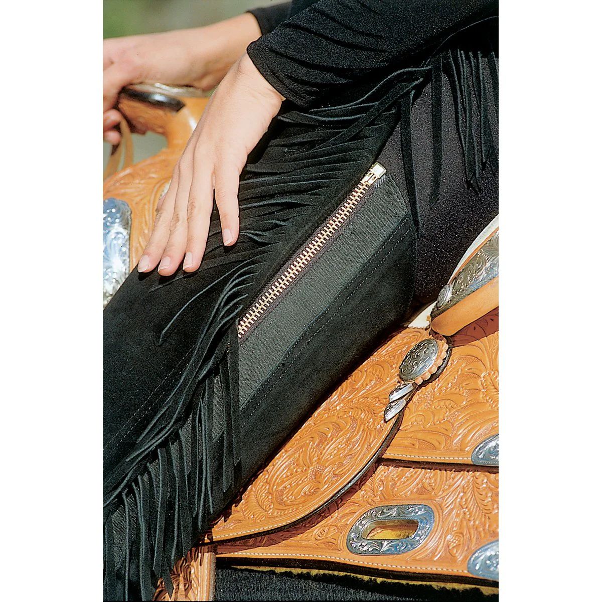 Hobby Horse Women's Split Leather Classic Show Chaps