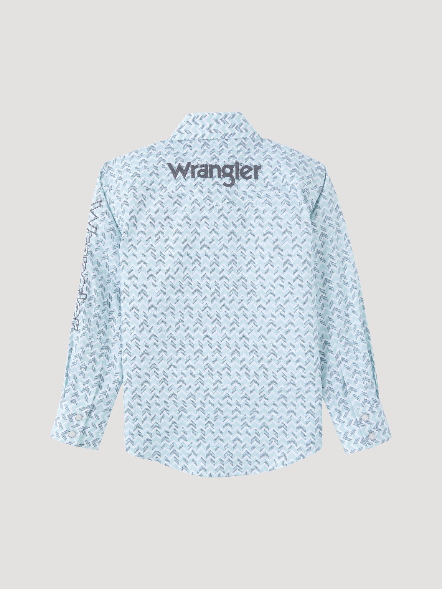 Wrangler Boy's Western Logo Snap Shirt