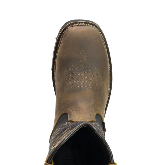 Thorogood Men's American Heritage Square Toe Wellington