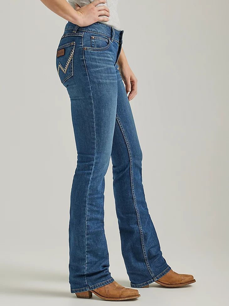 Wrangler Women's Retro Mae Mid Rise Bootcut Jean