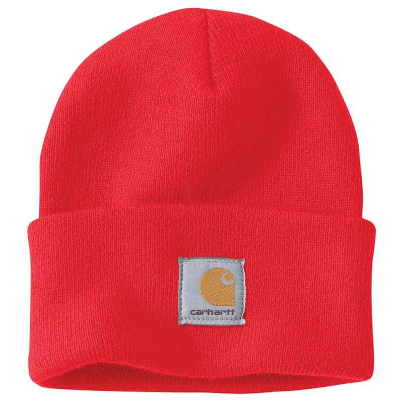 Carhartt Men's Acrylic Watch Hat - FIRE RED R67