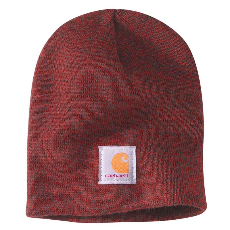 Carhartt Men's Acrylic Knit Hat - CHILI/MARL R69