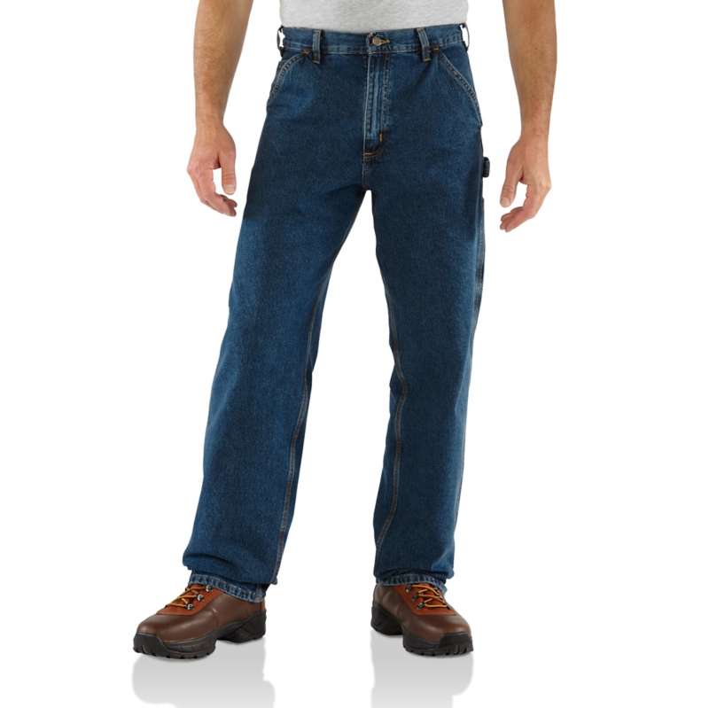 Carhartt Men's Original Fit Washed Work Dungaree - DEEPSTONE DPS