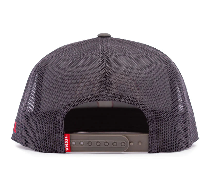 Bull Skull - Charcoal/Charcoal Mesh Snapback