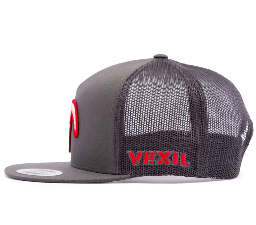 Bull Skull - Charcoal/Charcoal Mesh Snapback