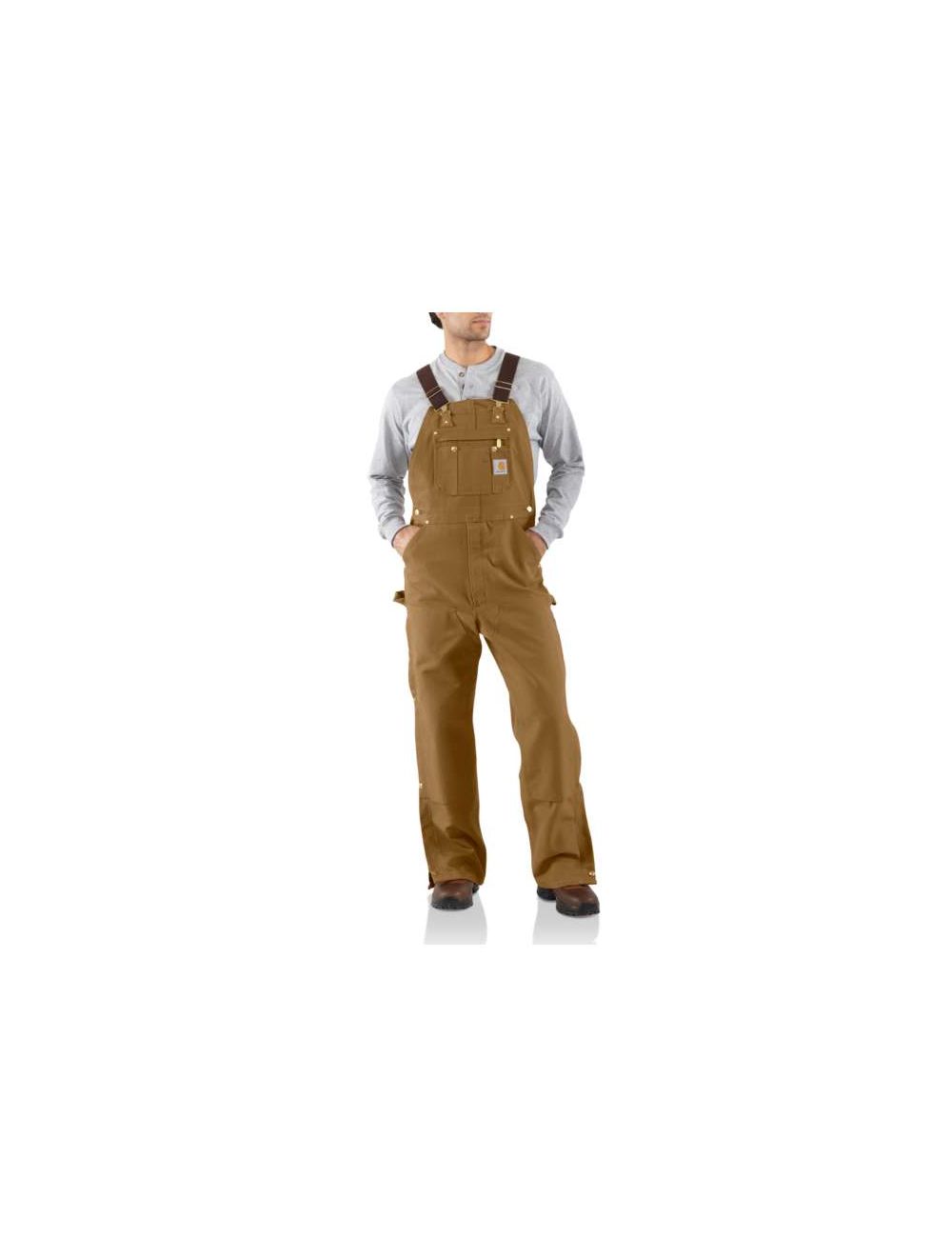 Carhartt Men's Zip to Thigh Bib Overalls