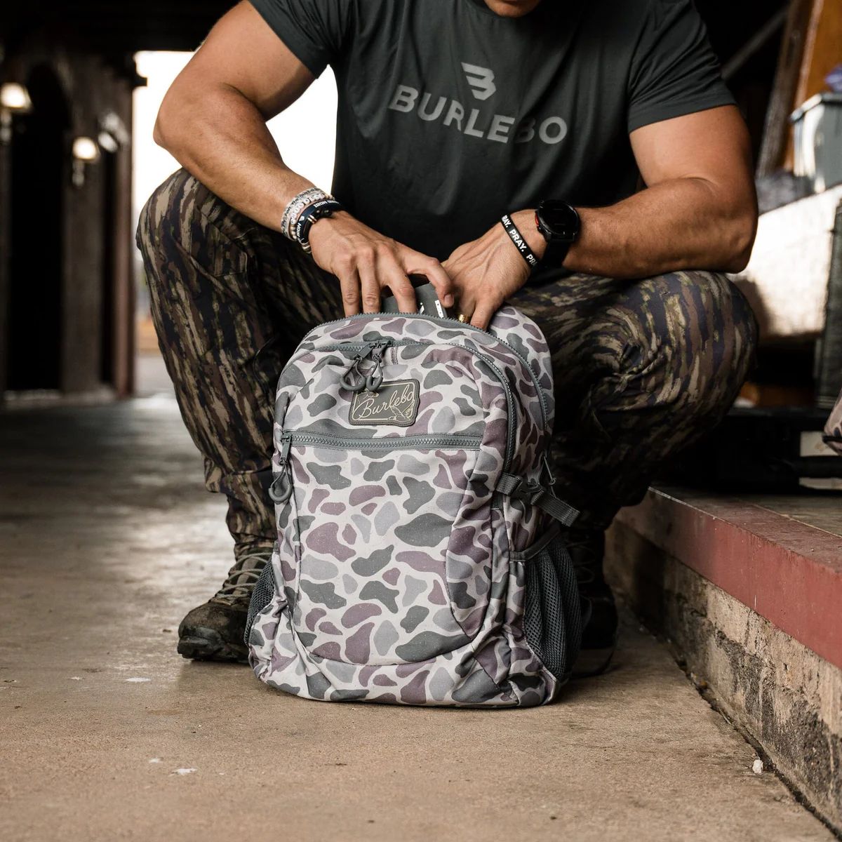 Burlebo Classic Deer Camo Backpack