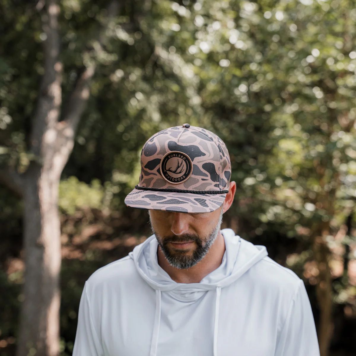 Burlebo Men's Antler Patch Cap