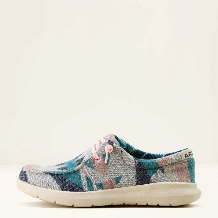 Ariat Women's Smoky Turquoise Flannel Hilo Casual Shoe