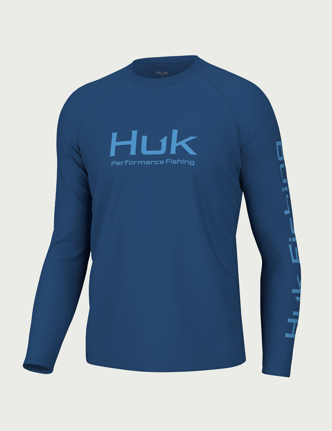 Huk Men's Vented Pursuit Long Sleeve Tee - SET SAIL 489