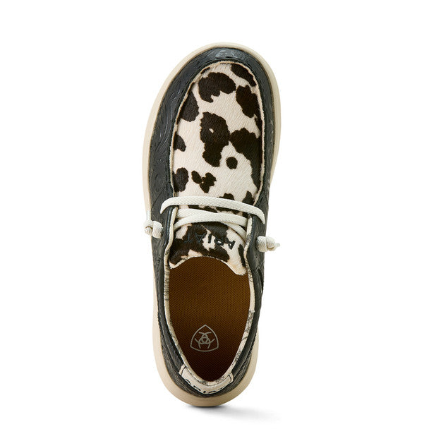 Ariat Women's Hilo Shoe Black Floral Embossed Cow