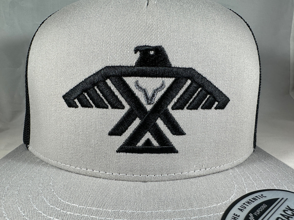 Vexil Thunderbird Silver/Black Mesh Snapback