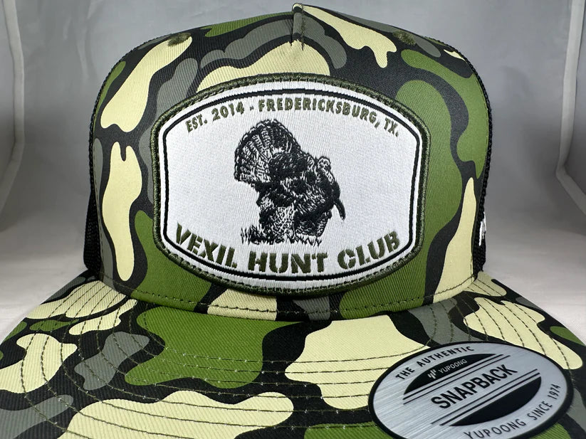 Vexil Hunt Club - Tom Turkey - ES Retro Camo/Black Mesh Snapback