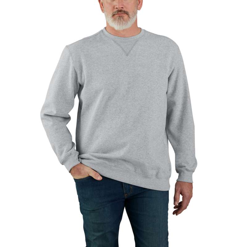 Carhartt Men's Loose Midweight Crewneck Sweatshirt - GRAY HGY