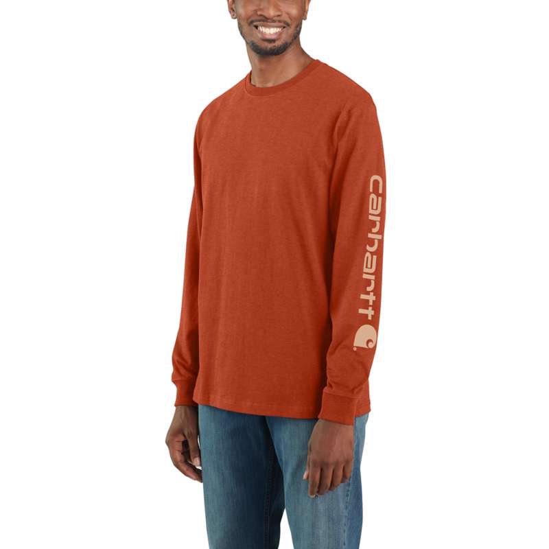 Carhartt Men's Workwear Long-Sleeve Graphic Logo T-Shirt - JASPER Q15