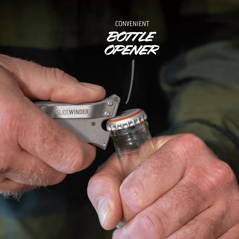 Outdoor Edge Slidewinder Blade 4-IN-1 Retracting Utility Knife Multi-Tool