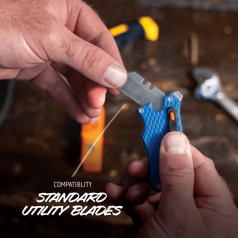 Outdoor Edge Slidewinder Blade 4-IN-1 Retracting Utility Knife Multi-Tool