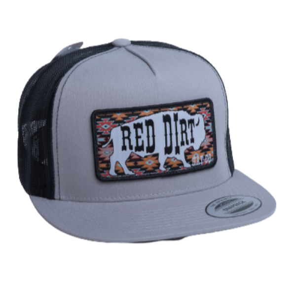 Red Dirt Hat Co Great White Buffalo Cap
