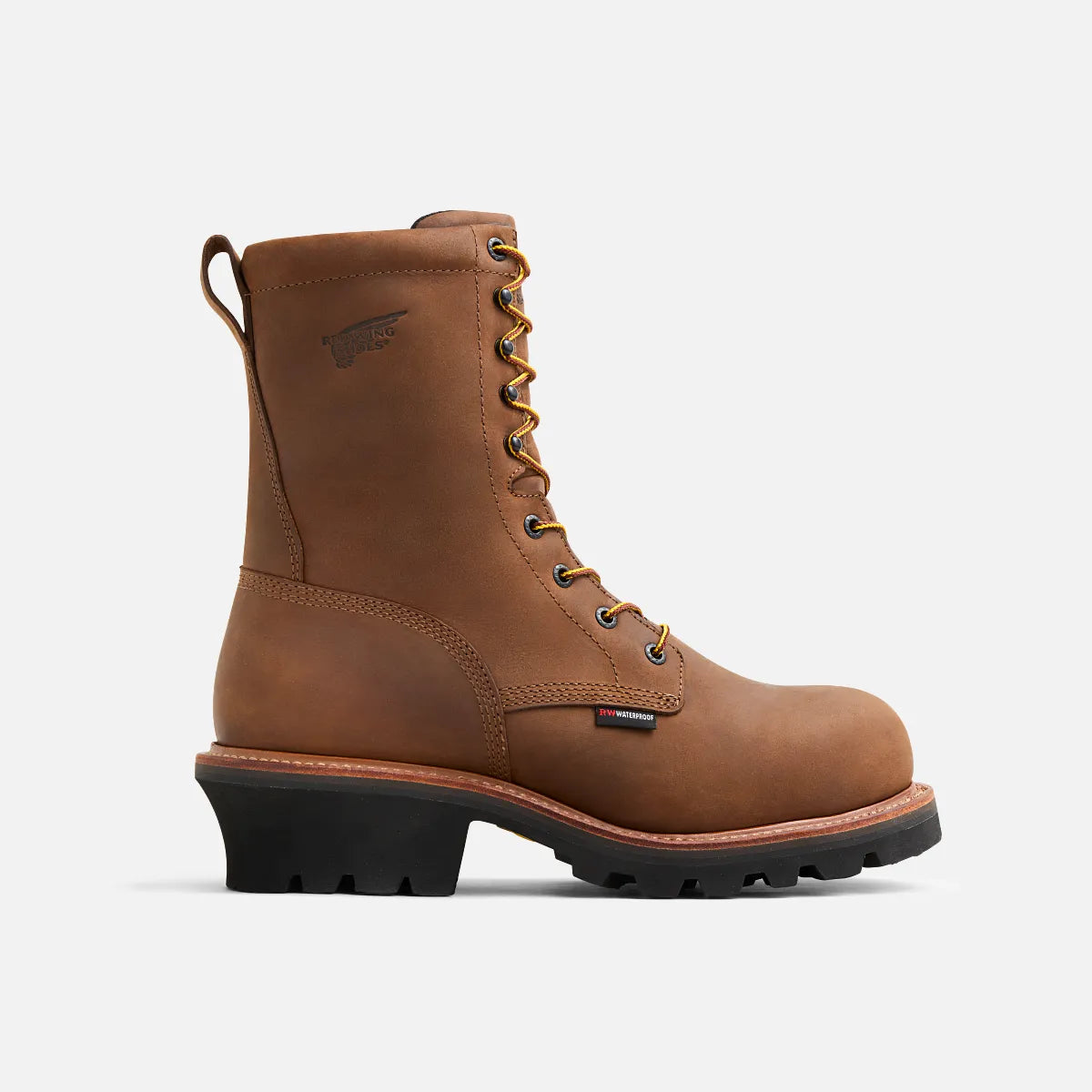 Red Wing Men's LoggerMax 9-inch Waterproof, Insulated Safety Toe Boot